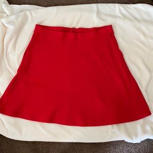 New Never worn Espirit Red Skirt XL with side pockets